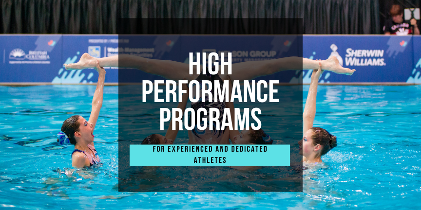 high performance programs, for dedicated and experienced athletes